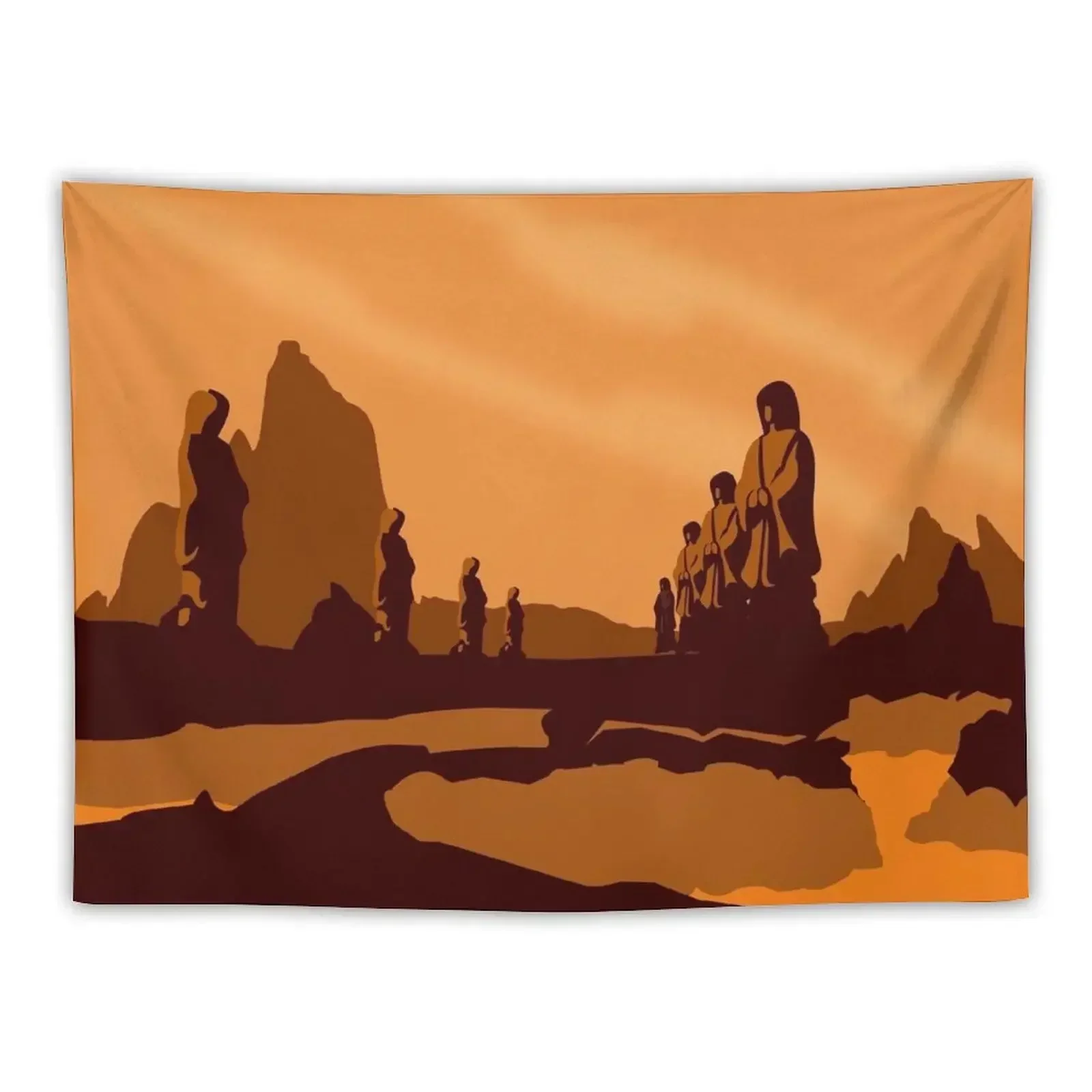 Vulcan Travel Poster Tapestry On The Wall Christmas Decoration Tapestry