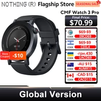 CMF por nada reloj 3 Pro reloj inteligente 1,43 ""AMOLED GPS de doble banda y más de 130 modos deportivos llamada Bluetooth AI energía IP68 Monitor de sueño