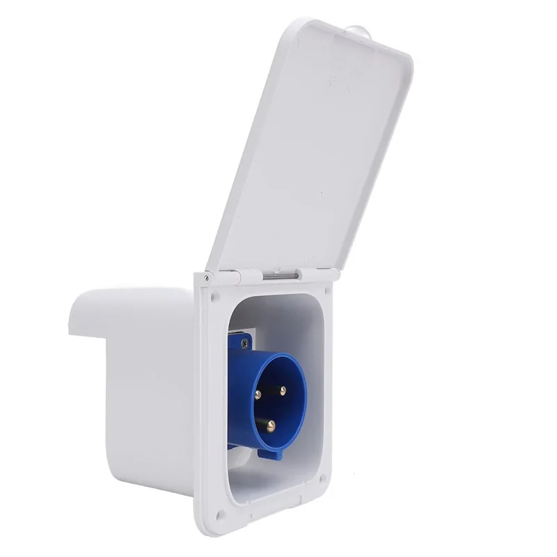 

3-контактная розетка для скрытого монтажа на колесах, 32 А, водонепроницаемая розетка для прицепа для дома на колесах