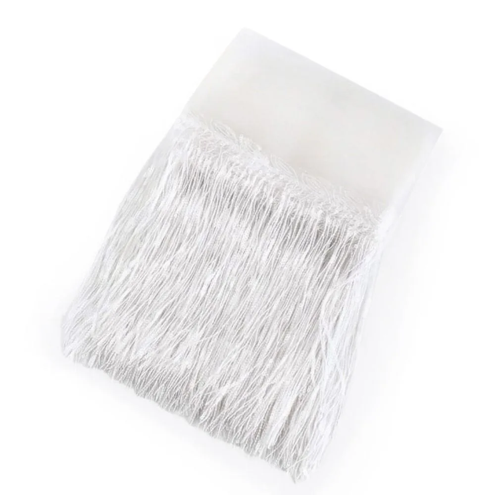 10ヤードダンス衣装トリムdiy手作りスパンコールタッセルレース20cm装飾素材