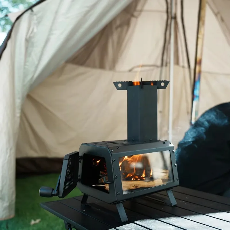 Wholesale Outdoor Multi Fuel Rocket Stove Portable Camping Heater Cooker Firewood Stove
