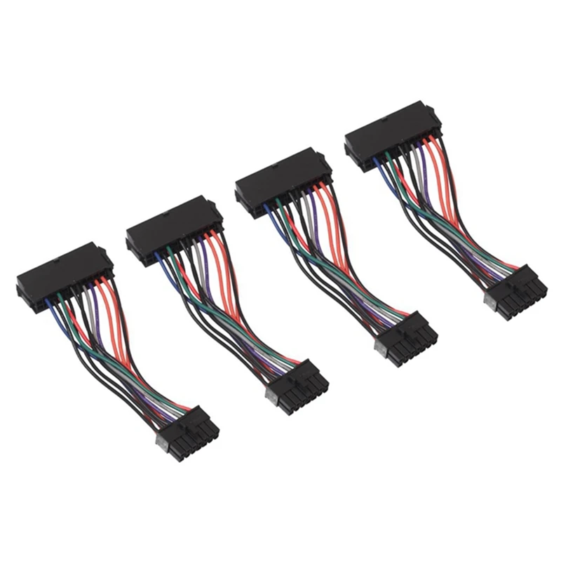 4Pcs 24 Pin To 14 Pin ATX PSU Main Power Adapter Cable For IBM Lenovo Pcs And Servers