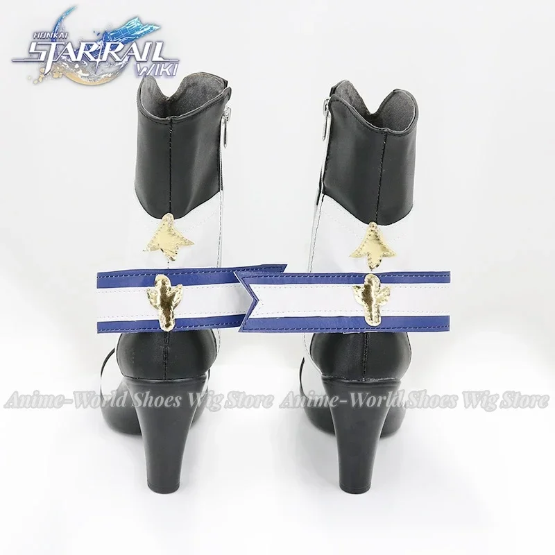 Jeu Honkai Star Rail Pelageya Sergeyevna Cosplay chaussures bottes perruque Halloween Cosplay accessoire de déguisement