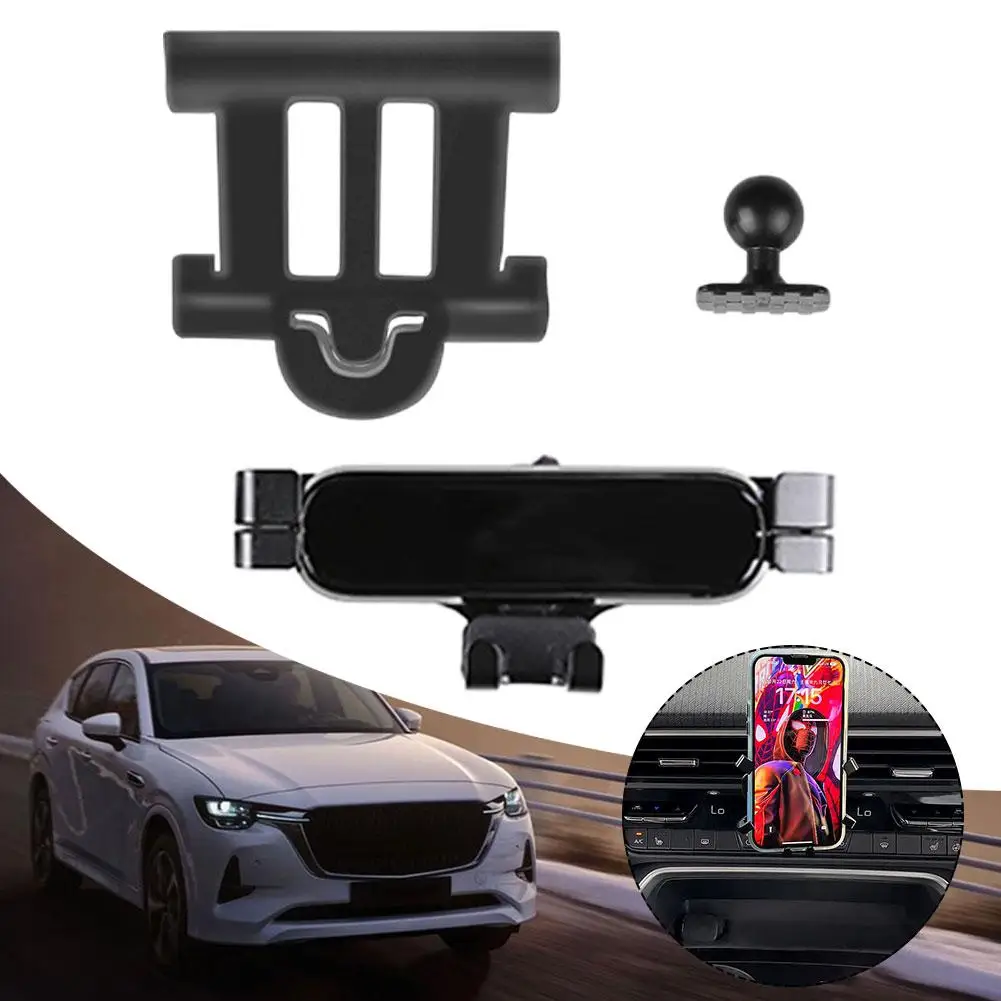 

For Mazda CX60 Dashboard Air Vent Phone Holder Gravity Bracket Smart Phone Mount N8A3