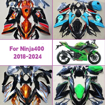 For 2018-2024 Kawasaki Ninja400 Injection Molded Fairings Kit Customizable 18-24 Ninja 400 Replacement Fairing Set