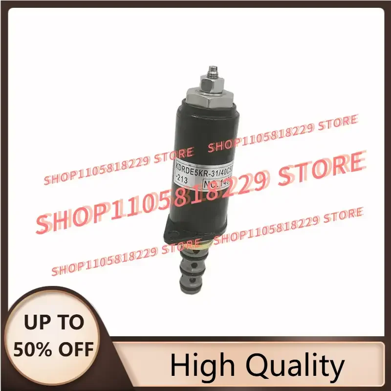 for SK200-8 solenoid valve small arm N35V00049F1 KDRDE5K-31 The mechanical parts for excavators are suitable