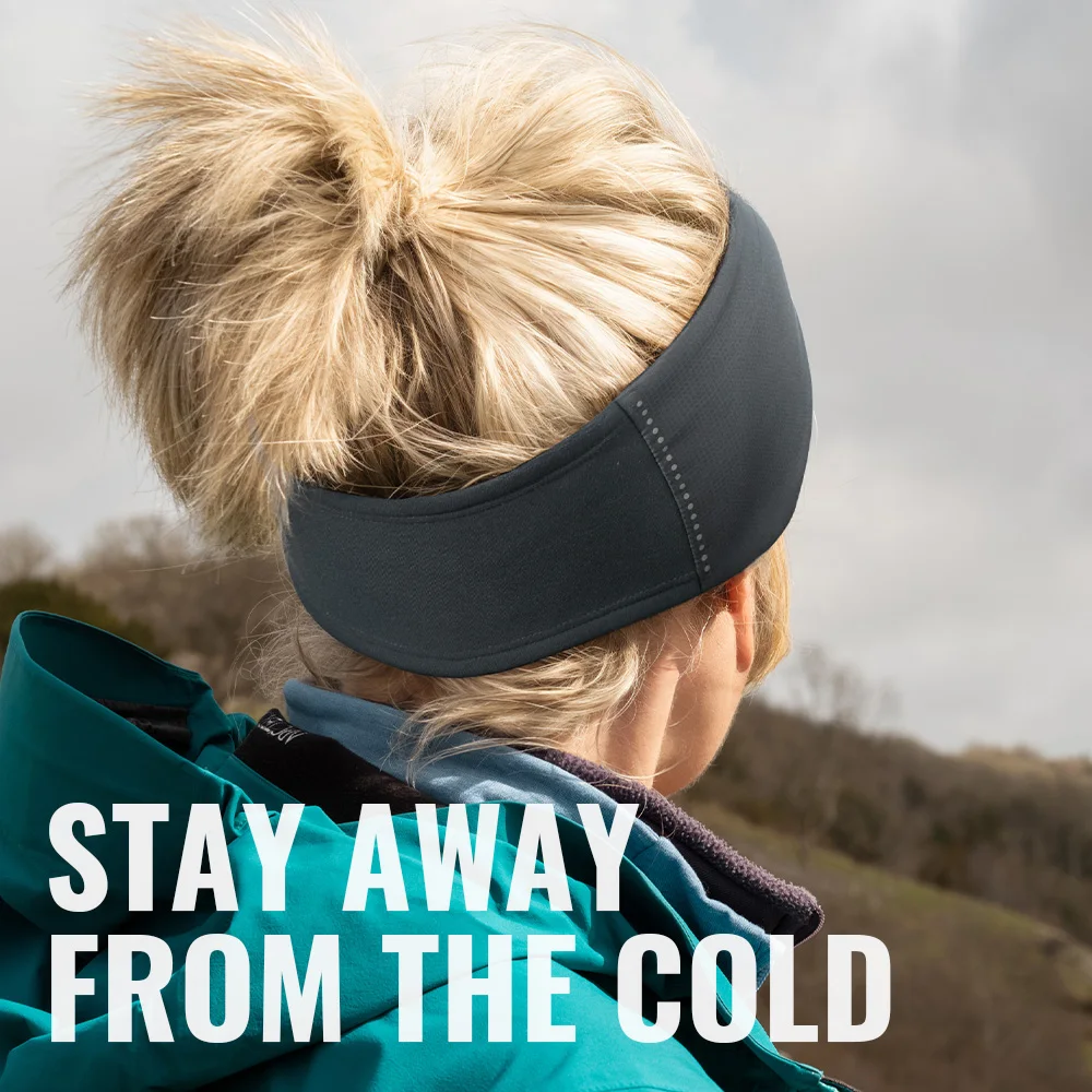 WRELS غطاء للأذنين من الصوف الدافئ غطاء للأذنين غطاء شتوي للطقس البارد فتل الرطوبة شتاء دافئ الصوف عقال للرياضة في الهواء الطلق