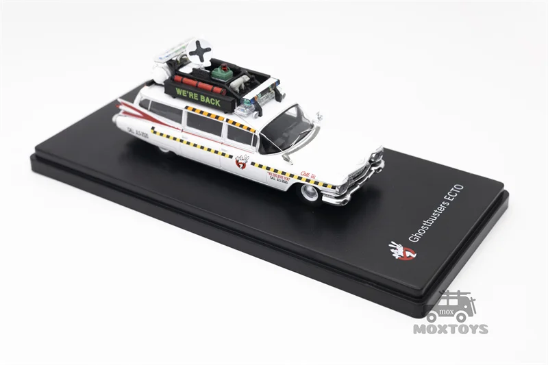 **PreOrder** YS 1:64 GHOSTBUSTERS ECTO 1A Movie Ver Diecast Model Car **PreOrder**