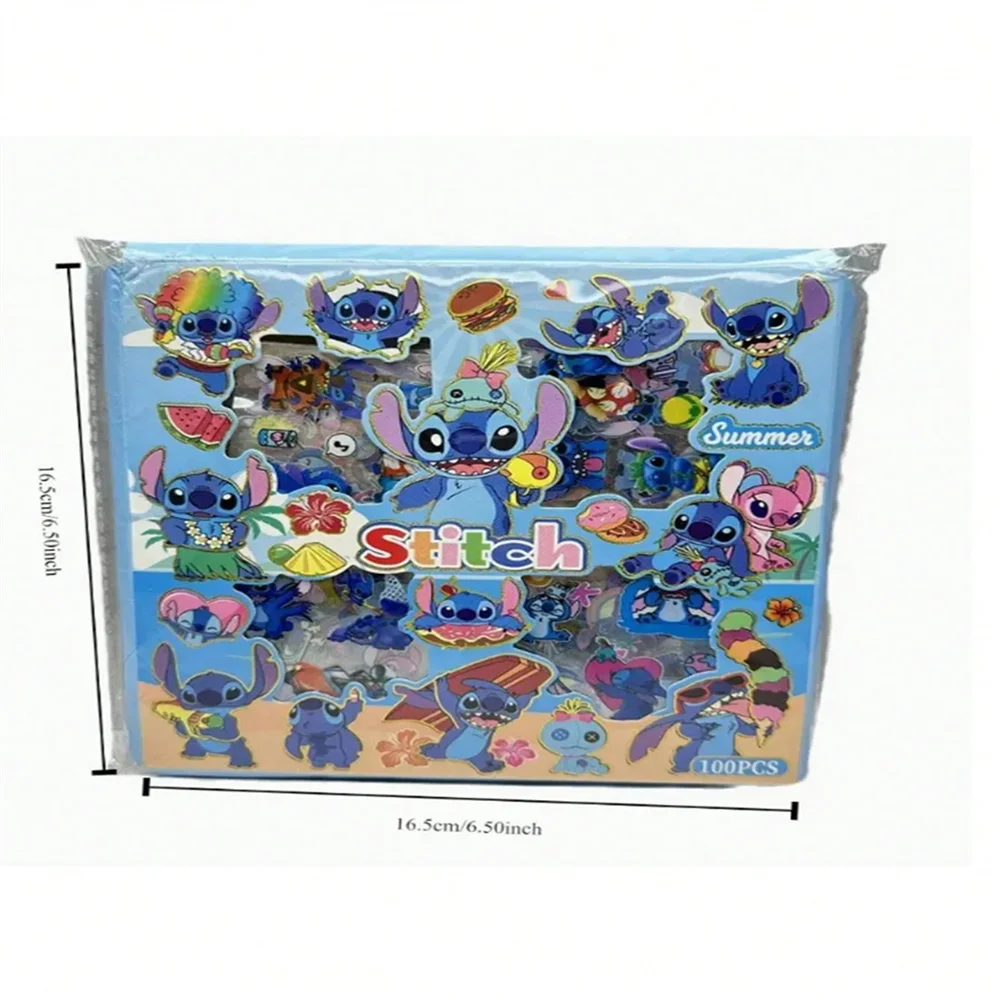 1 szt. Zestaw naklejek DIY z motywem Disneya, Stitch, do scrapbookingu, pamiętnika, na długopisy, etui na telefon, prezent na urodziny, święta.
