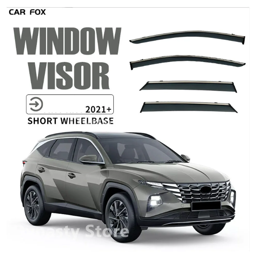 

Car Window Visor Waterproof Protect Sunny Rainy Shelter Auto External Accessory For Hyundai TUCSON