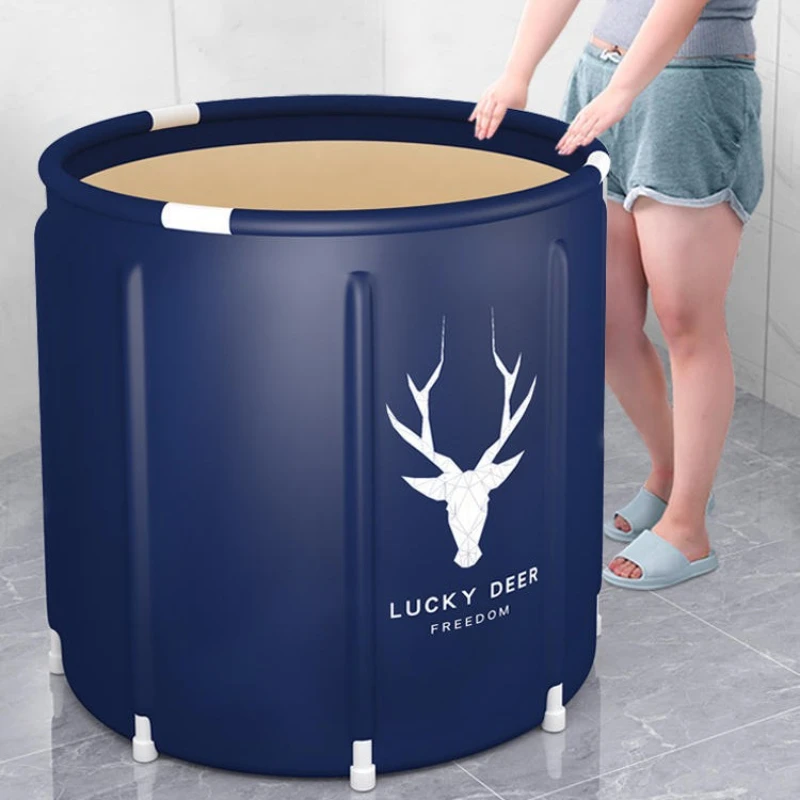 Foldable Bathing Bucket Bathing Bucket for Adult Household Use Ice Bath Ice Therapy Bath Bucket