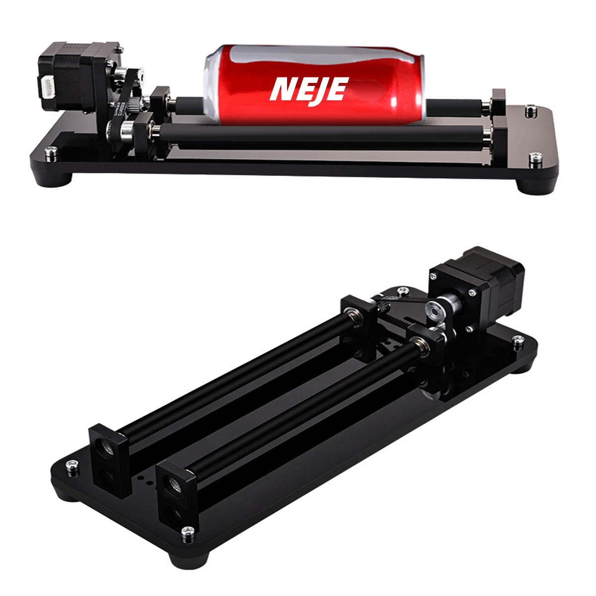 NEJE Cylindrical Cans Cylinders Rotary Table,Y Axis Carving Machine Rotary Roller Platform,for CNC Laser Engraver