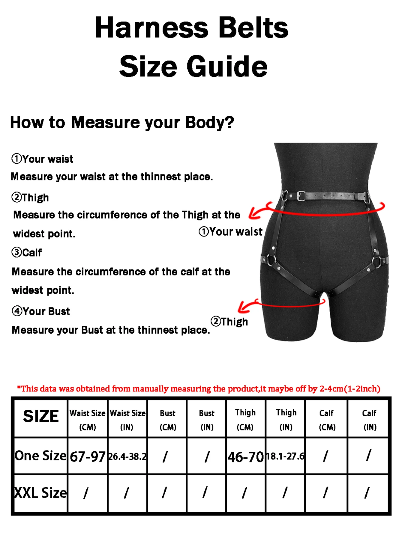 Harness für Frauen Pu Leder Bein Frauen Sexy Bondage Bein Harness Einstellbare Oberschenkel Strumpfband Dessous Gothic Punk Kleidung