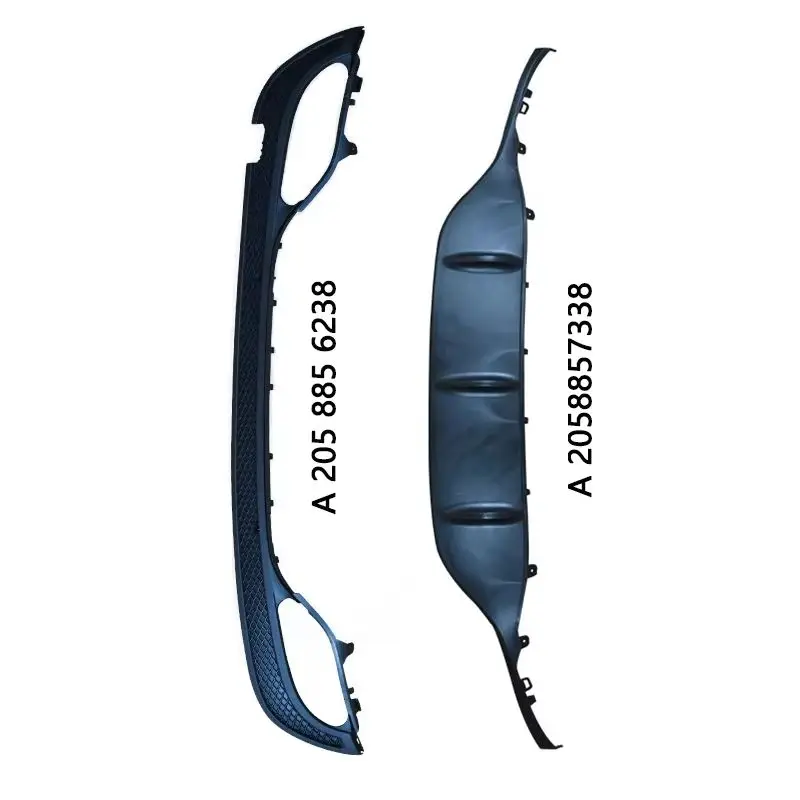 

For Mercedes Benz C Class S205 W205 C205 C200 C400 C250 C180 Rear Bumper Diffuser Spoiler Valance Trim A2058856238 A2058857338