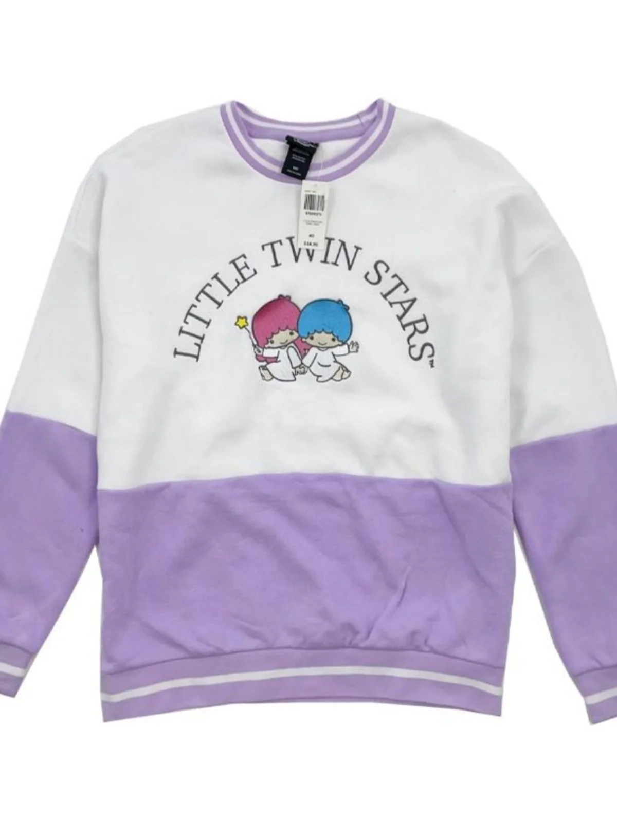 Autumn Winter Cartoon Embroidery Twin Stars Casual Versatile Hoodie Large Size Couple Sle Fce Sweatirt Cotton Polyester