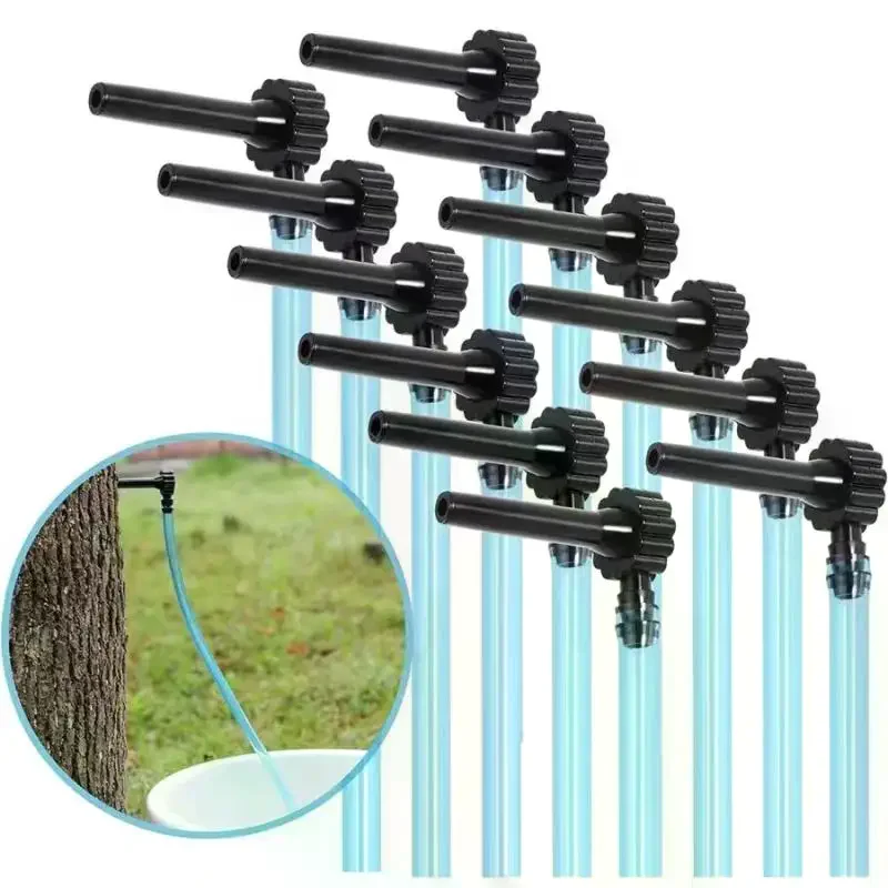 

12 Set Plastic Maple Syrup Taps With 24in Tubes Maple Syrup Supplies Grade Non-Slip Maple Syrup Tapping Kit L-Shaped Tree Taps