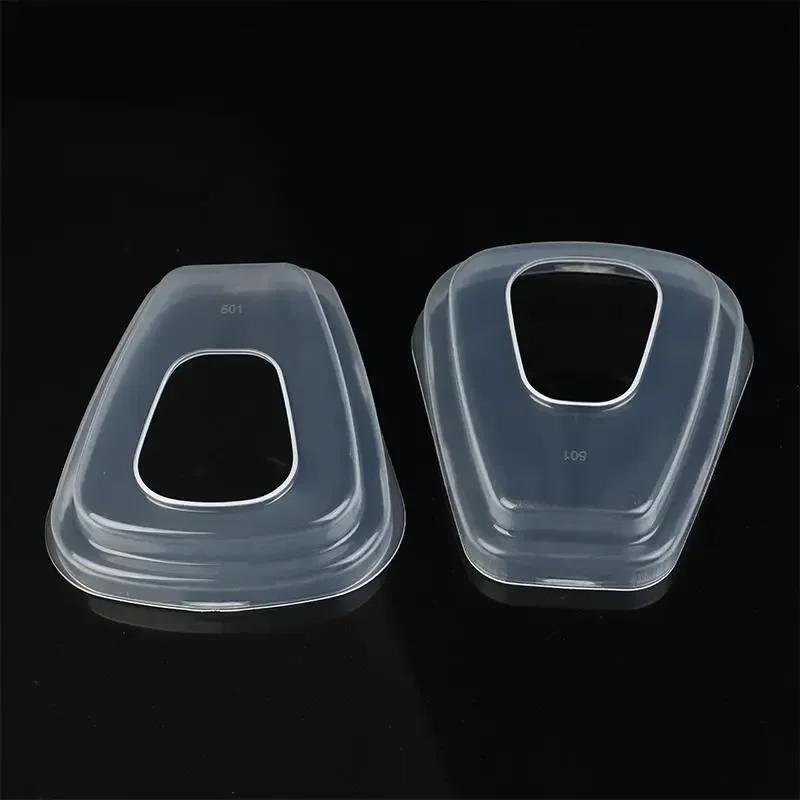 필터 면 커버 필터 면 액세서리 가스 마스크 필터 상자 투명 커버 필터 면 버클 쉘