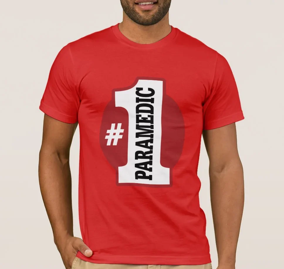 EMT First Responder - Medic Paramedic T Shirt. New 100% Cotton Short Sleeve O-Neck Casual Mens T-shirts Loose Top Size S-3XL