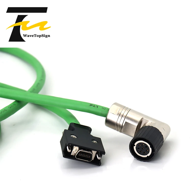 WaveTopSign V90 Servo Encoder Cable 6FX3002-2DB10-1AD0 6FX3002-2DB10-1AF0 6FX3002-2DB10-1BF0 6FX3002-2DB10-1CA0 for Siemens