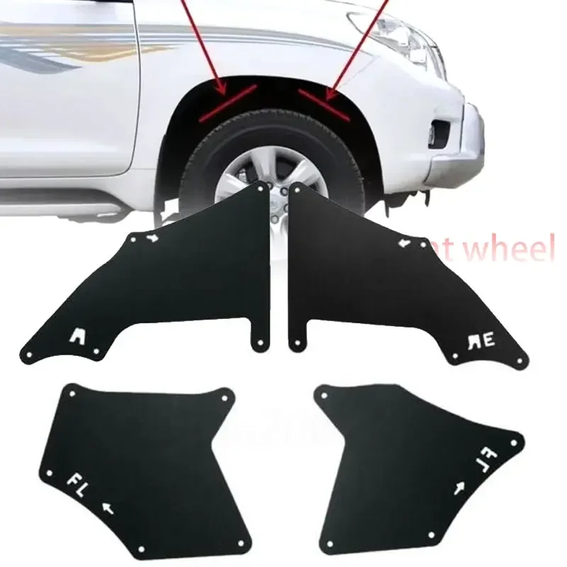 

Car Accessories For Toyota Prado LC150 LC120 2003-2018 4x Front Wheel Fender Seal Apron Fender Liner Seal Flap Splash Fender