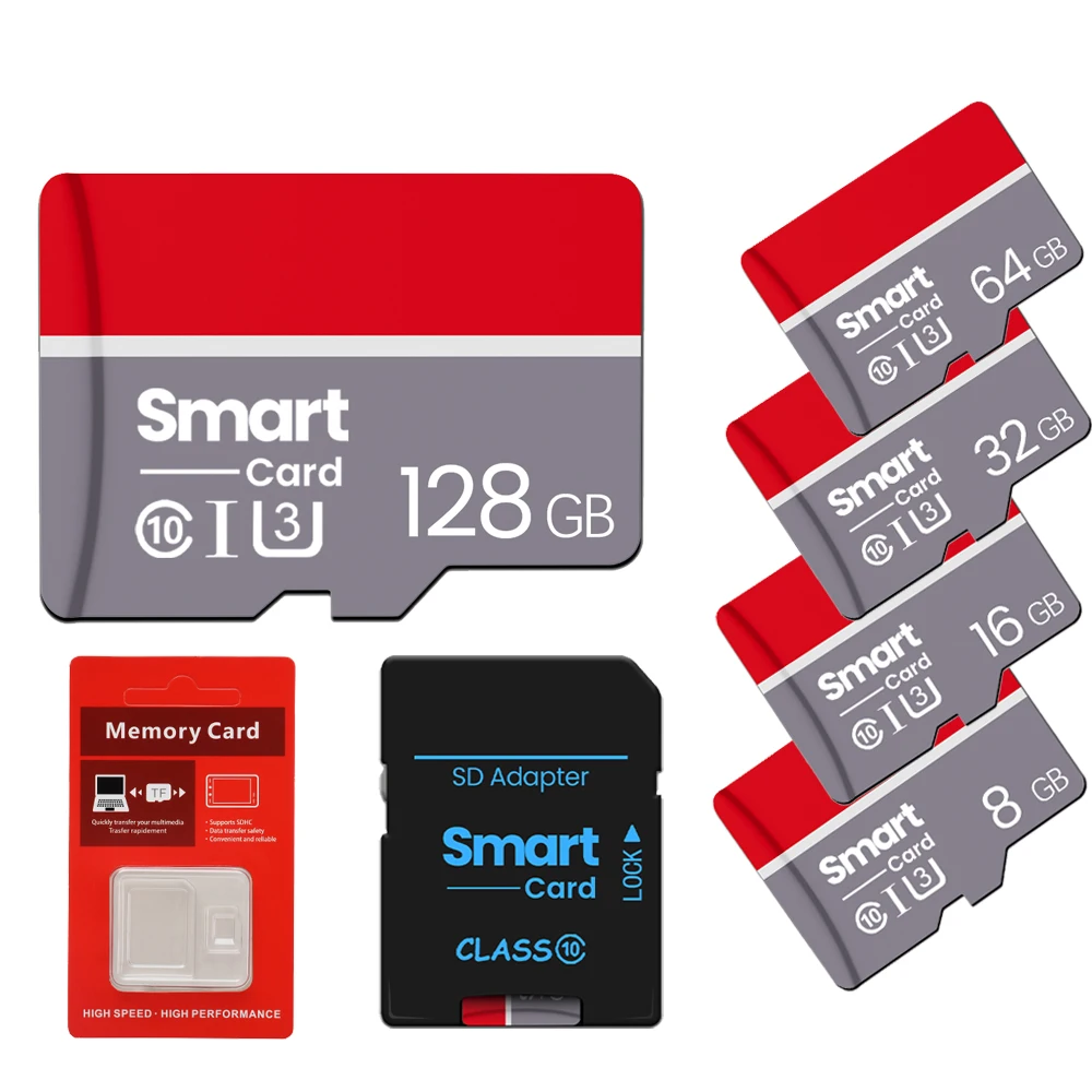 High Speed Mini SD Memory Card 256GB Class 10 Micro TF Flash USB Pen Drive Card 4GB 8GB 16GB 32GB 64GB 128GB for Smartphone
