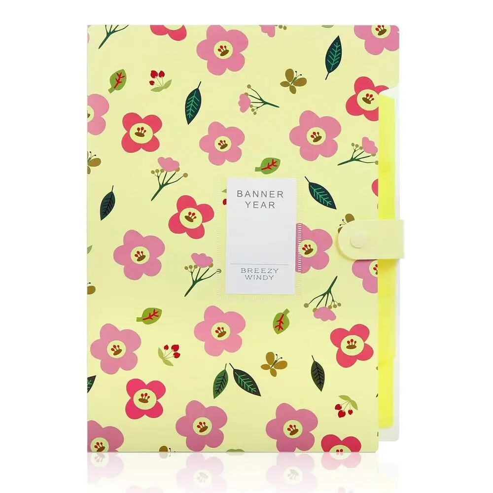 

New Polypropylene File Folder A4 Multi-layer Organ Bag Waterproof Test Paper Organiser