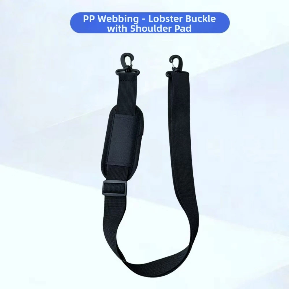 New Detachable Breathable Computer Bag Strap Adjustable with Pad Cushion Shoulder Strap Non Slip Black Travel Bags Accessories