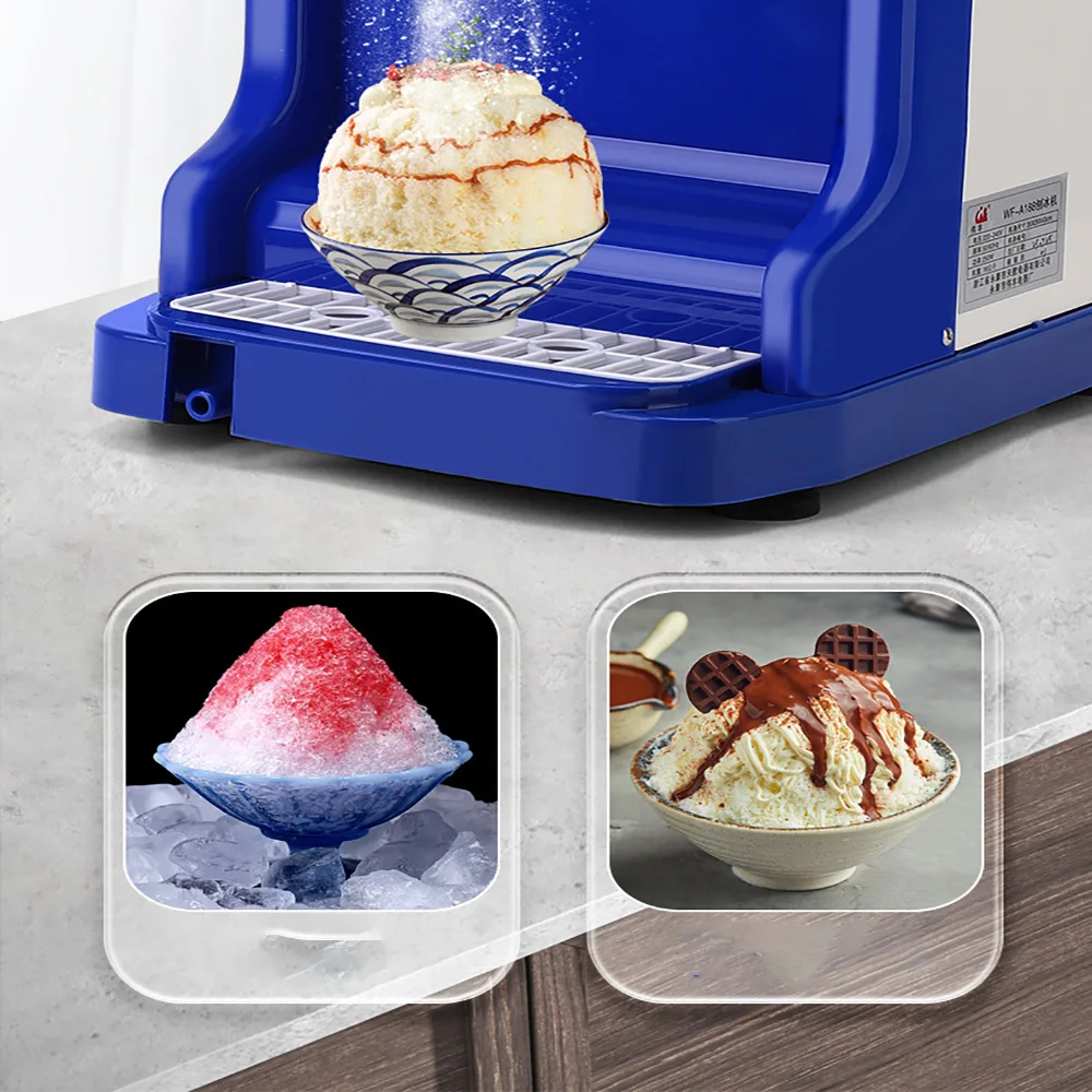 Máquina de gelo raspada elétrica, Snow Cone Maker, Tabletop para uso doméstico e comercial