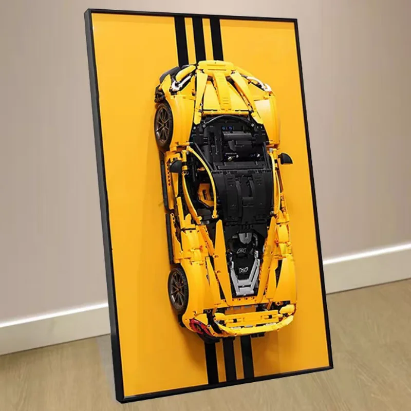 NEW Display Wallboard Suitable for 42172 McLaren P1 Technic building block car model Wall Mount Display box Photo Frame