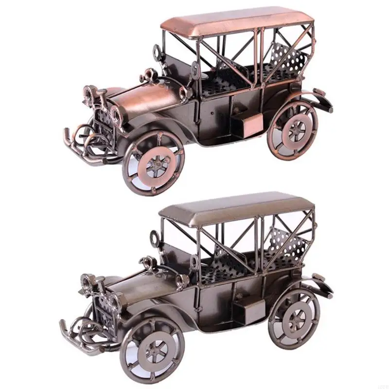 

16fe Vintage Car Model ретро -моторная фигурная фигурная фигурная отделка металл
