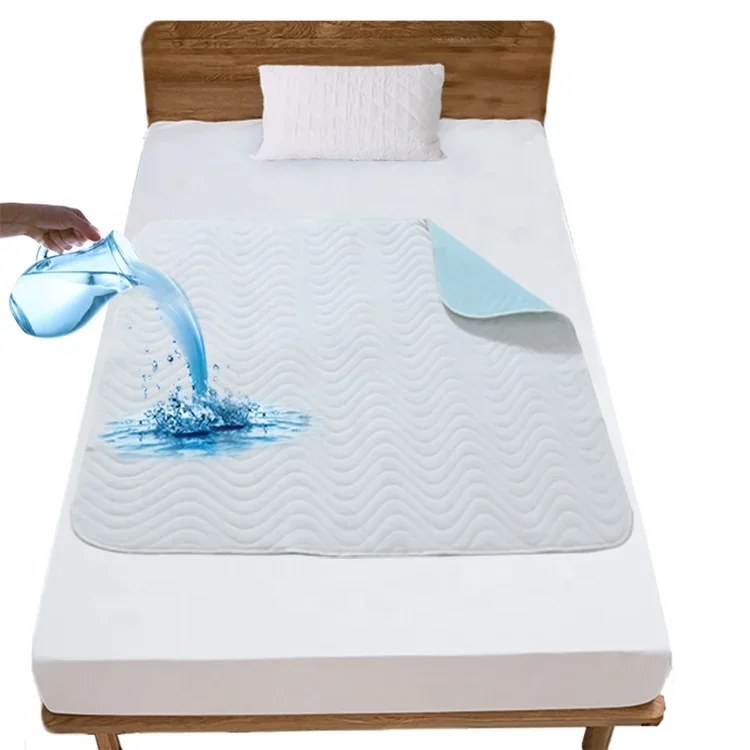 

waterproof nursing pads washable quilted pads Reusable Incontinence Bed Pads Washable Incontinence Underpads