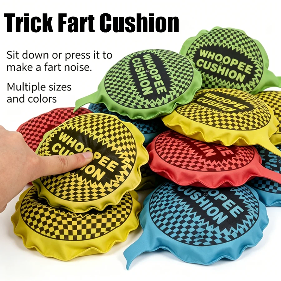 

1pc Trickery Fart Cushion Prank Game Props Party Birthday Festival Atmosphere Creating Supplies Realistic Fart Sounds XJM