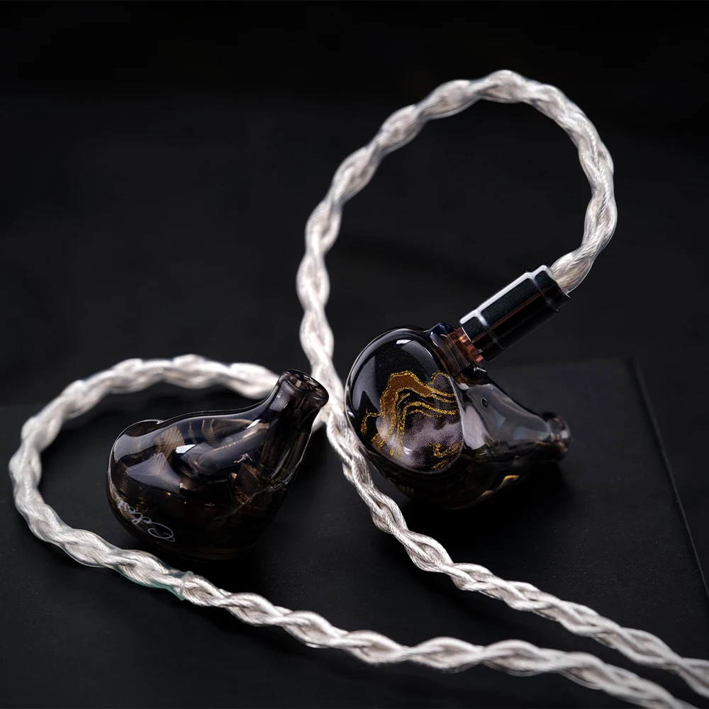 Celest PhoenixCall 2.0 Hybrid IEM 2DD +2BA +2FPD HiFi In-Ear Monitor Earphones 5N Silver-Plated Cable 3.5+4.4mm Interchangeable