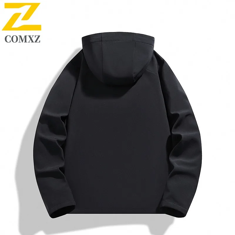 COMXZ سترة التزلج على الجليد 2025 جديد الرجال جودة عالية مقاومة البرد معطف دافئ فاخر مقنعين السفر معاطف الشتاء خفيفة الوزن #4