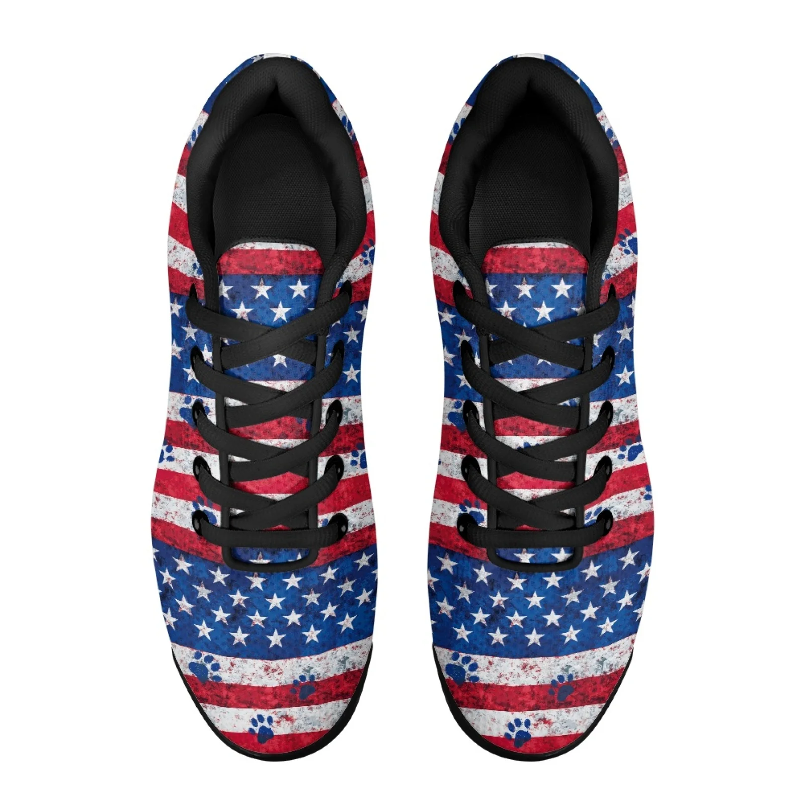 PENSTROLL Paw Print Men's Air Running Shoes Mesh Casual Walking Shoes Comfort Men's Training Shoe for Mens
