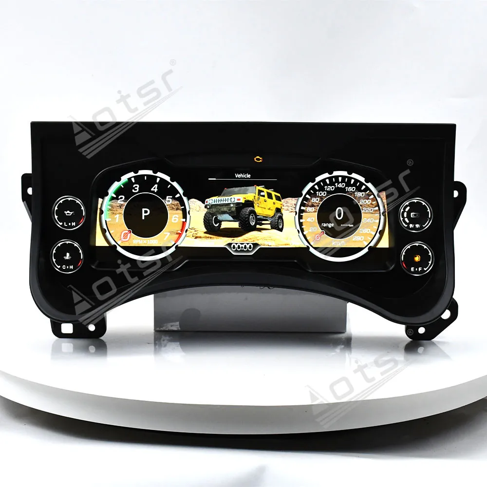 

Digital Cluster Odometer Screen For Hummer H2 2003-2009 LCD instrument panel Virtual Cockpit Speed Meter Dashboard HD Screen