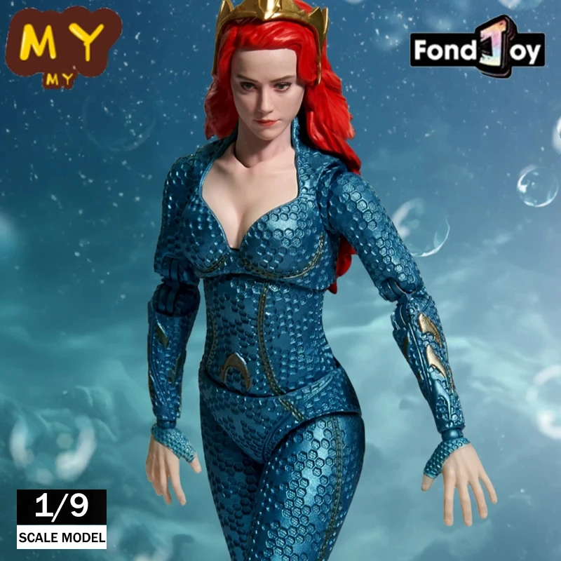 Original Fondjoy 1/9 Aquaman Mera Figure DC Justice League Figures Aquaman and The Lost Kingdom Figurine PVC Doll Joint Movable