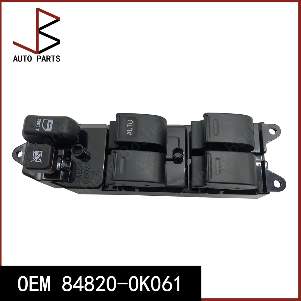 Nuevo interruptor maestro elevalunas eléctrico para TOYOTA HILUX KUN2* 35 11-15 FORTUNER 05-12 OEM 84820-0K061 848200K061 84820 0K061 84820-0K060