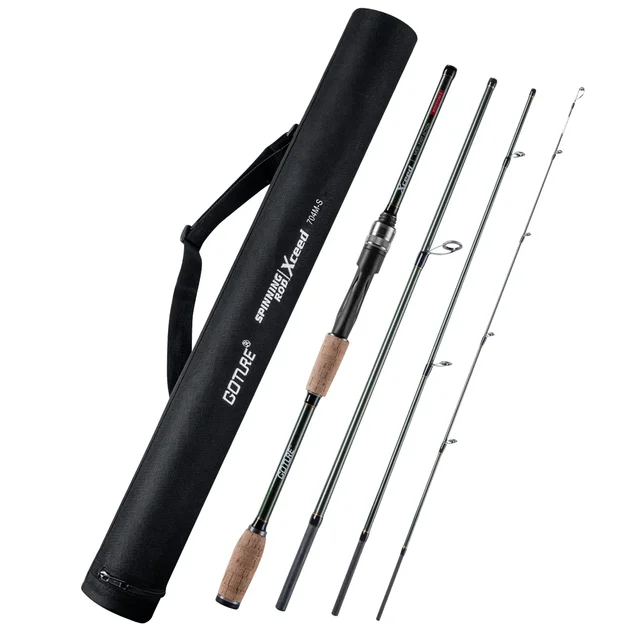 Goture Xceed 4 Setions Travel Fishing Rod With Fuji Guide Ring