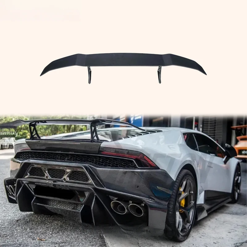 V Style GT Rear Trunk Spoiler, Fiberglass Aerodynamic Tuning Parts