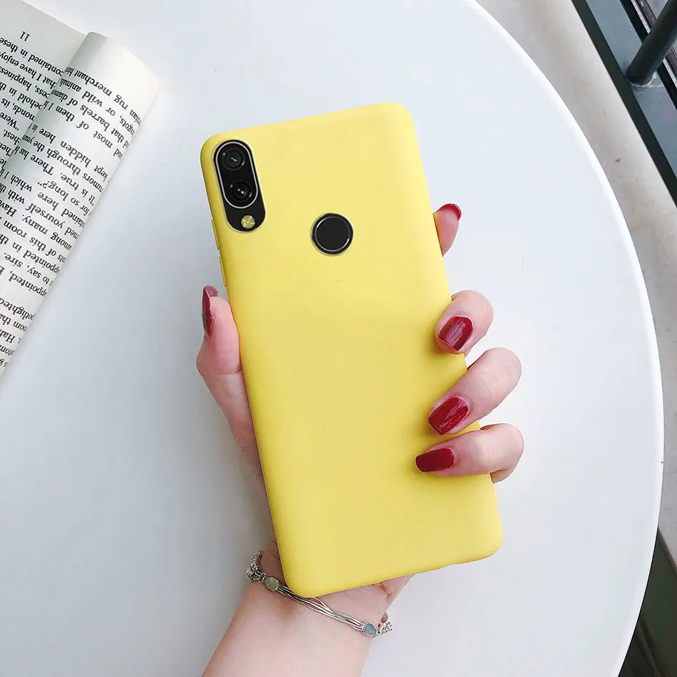 Matte Color TPU Silicone Case For Xiaomi Redmi Note 5 6 7 8 9 Pro 6A 7A 8A  5 Plus Redmi K20 S2 GO Xiaomi Mi 8 9 Lite Cover Case