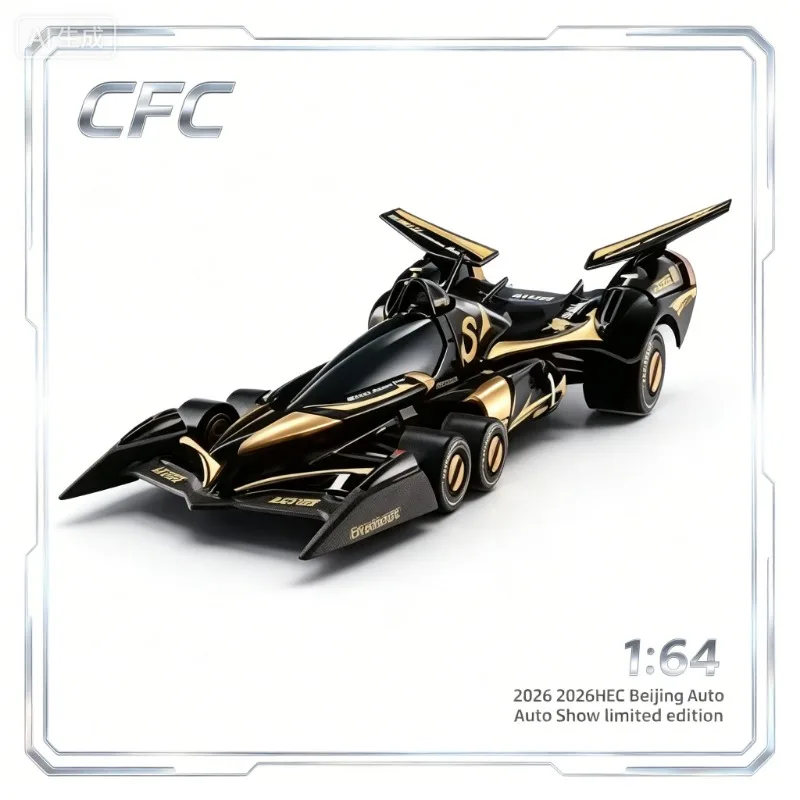 

Pre sale of 2026HEC Beijing Auto Show limited edition, CFC 1:64 Astrada AKF-11 racing car, die cast alloy car model.