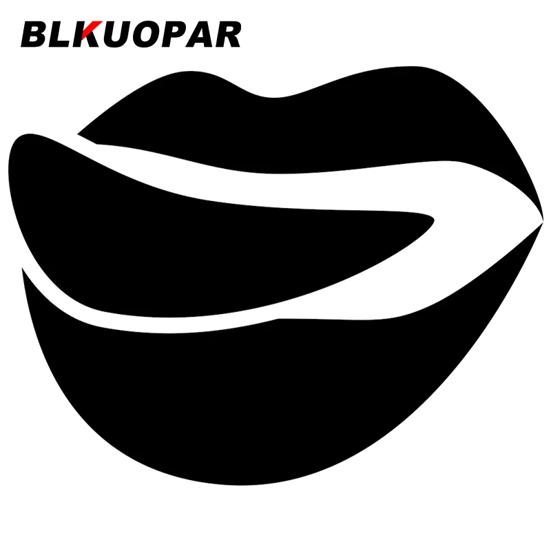 

BLKUOPAR для рта, автомобильные наклейки, креативные наклейки, мотоциклетный шлем, скейтборд, водостойкая окклюзия, царапины, декор для кемпера