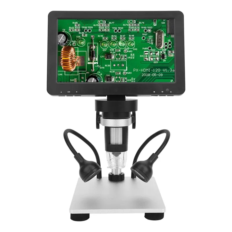 

7-inch 1200x industrial microscope 12MP high-definition industrial electric digital microscope mobile phone maintenance