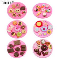 Cartoon Ice Cream Candy Candy Cake Silicone Mold DIY Handmade Chocolate Handmade Cake Dessert Decoration Baking Tools New