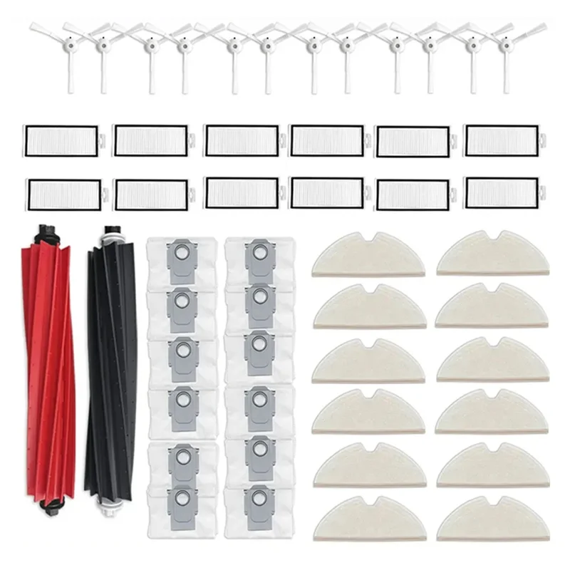 

Техника покупателя для робота-пылесоса Roborock Q8 Max/Q8 Max+ Детали основной боковой щетки HEPA-фильтр Швабра Тряпки Пыль B