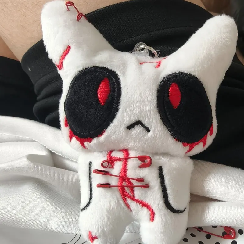 هالوين القوطي ضمادة المفاتيح زاحف الدموي الوحش دمية شبح مفتاح سلسلة للنساء الظلام أنيمي حقيبة سحر تأثيري ديكور الحفلات