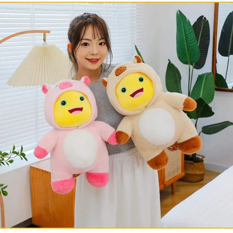 30/40/50 Kawaii Milk Dragon Transforms Into Finless Porpoise Plush Toy Cartoon Anime Milk Dragon Giving Girls Birthday Gifts