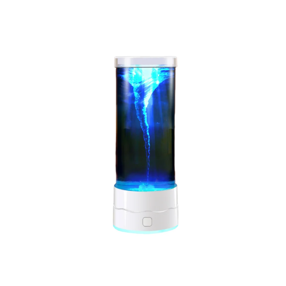 7 Color Changing Tornado Motion Mood Lamp USB Mini Multi-Color Relaxing Light Popular Sensory Atmosphere Lamp