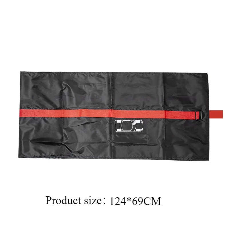 1pc 80cm Car Spare Tire Cover Polyester Taff Tire Dustproof Snow Tighten Up Portable Adjust Sunscreen Tire Protect Storage Bags